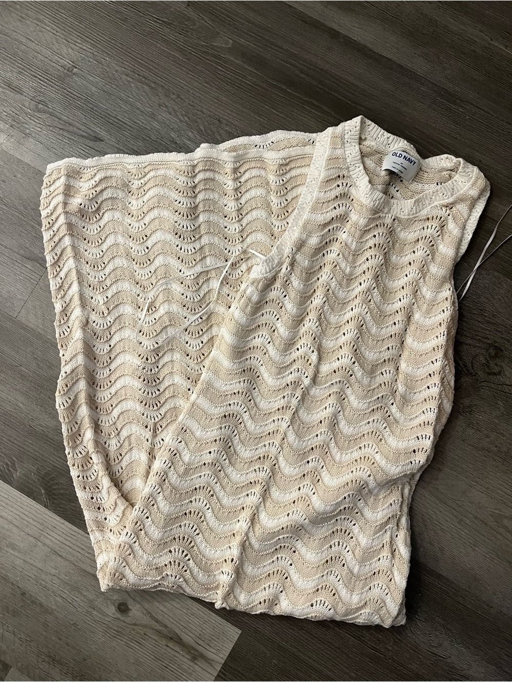 Sleeveless Crochet Maxi Dress/Cover-Up - Picture 2 of 3